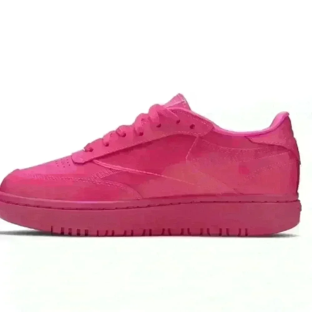 Rare NWT Reebok X Cardi B Club C Dynamic Pink Tennis shoes Sneakers size 5 - Picture 4 of 11